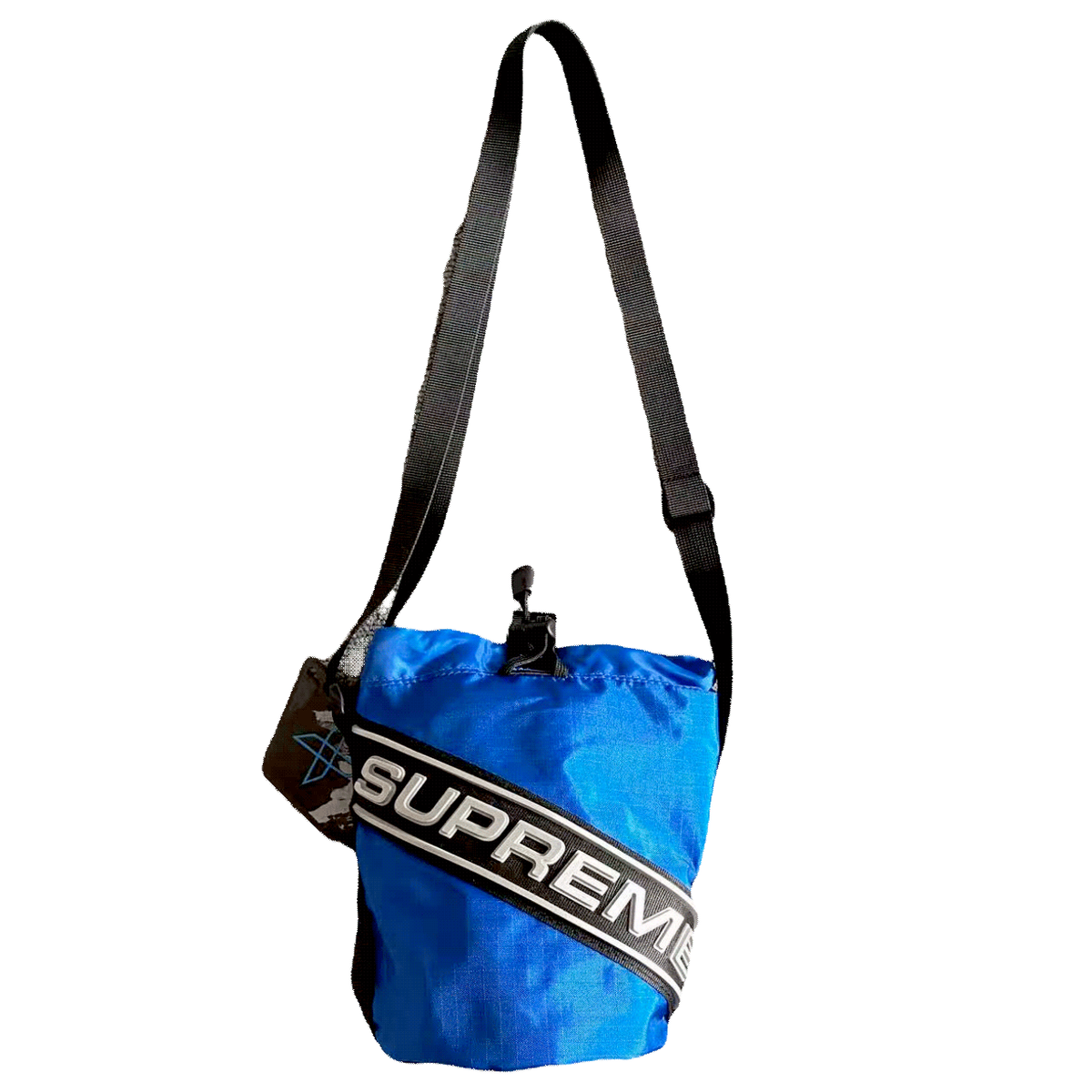 Supreme 3D Logo Small Cinch Pouch Bag Blue FW23 Supreme New Supreme 3D Logo Small Cinch Pouch Bag Blue FW23 Supreme New