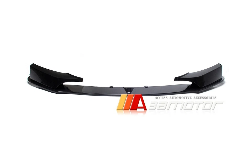 MP Style Front Bumper Lip Spoiler fits 2012-2014 BMW F20 F21 1-Series M Sport Foto 3 de 4