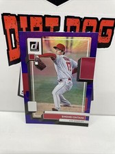 Shohei Ohtani 2022 Panini Donruss SP Holo Purple Pitching #147