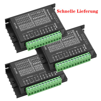 3x TB6600 CNC Schrittmotor Treiber Controller Steuerung 4A Stepper Motor Driver