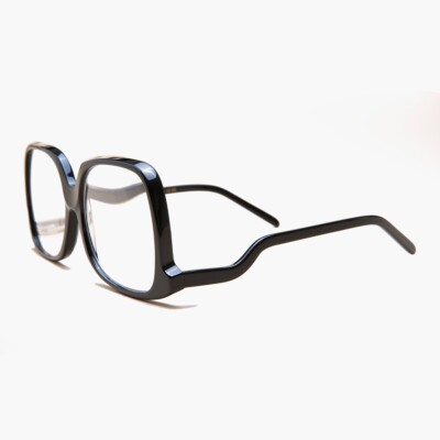 Black Oversized Reader 2.50 diopter - Mia