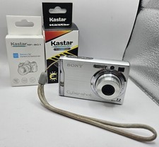 Sony Cyber-shot DSC-W80 7.2MP Digital Camera - Silver For Parts NOT Working