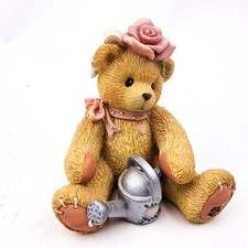 Vintage Enesco Cherished Teddies Everythings Coming up Roses 1996 NO Box