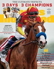 JUSTIFY 8X10 PHOTO HORSE RACING PICTURE JOCKEY TRIPLE CROWN