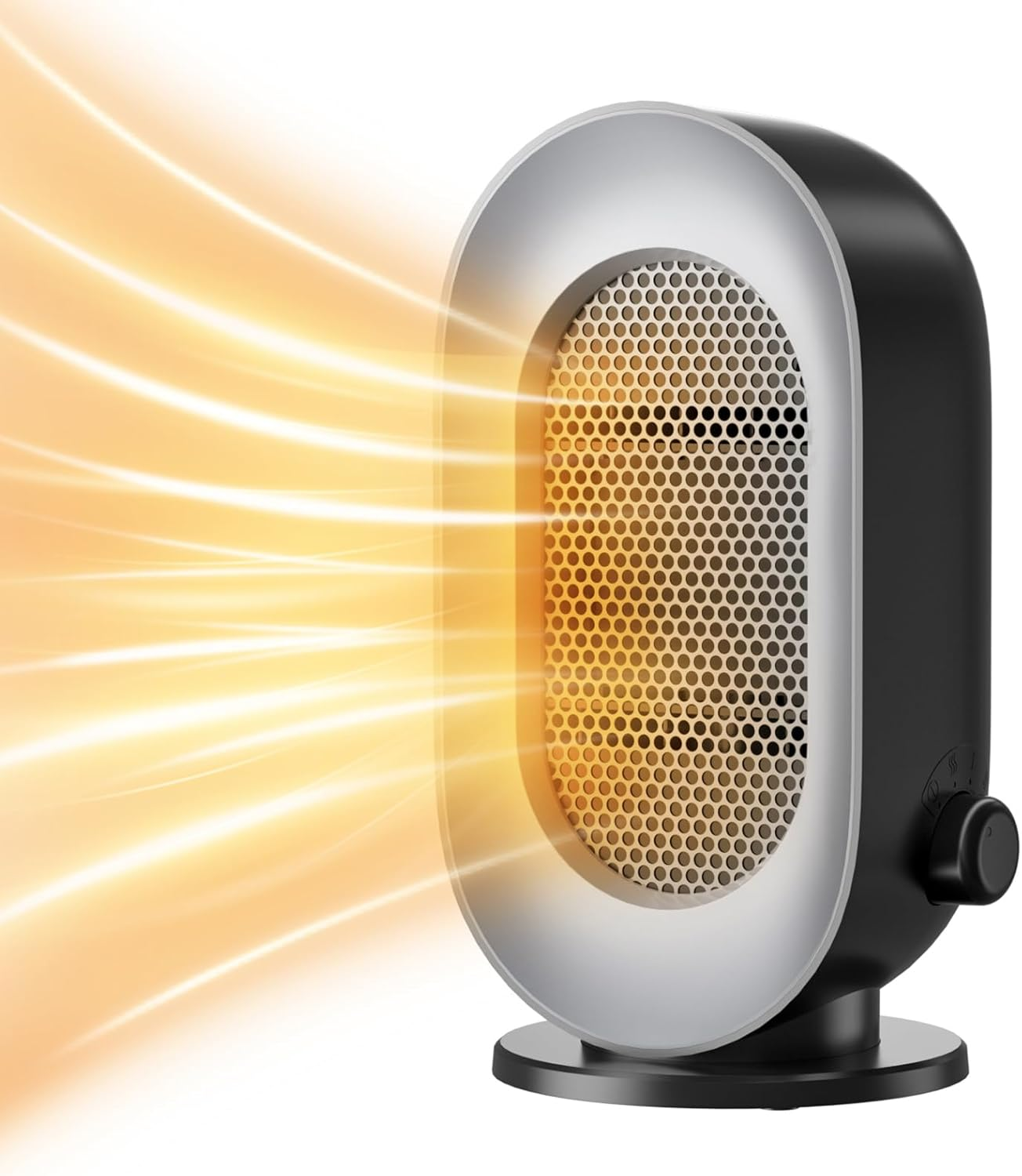 Portable Space Heater for Indoor Use, Small Electric Heater with 3 Modes, Fast H