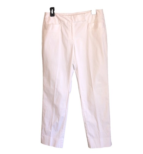 Womens White Rafaella Curvy Dress Pants- 12 | eBay