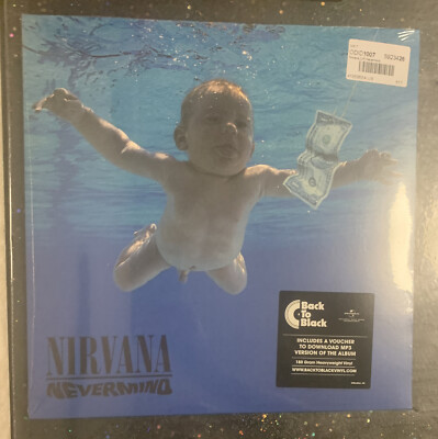 NIRVANA NEVERMIND BACK TO BLACK 180-GRAM NEW AND SEALED VINYL LP