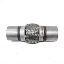 REV9 Power 2.25"x4"x8" Stainless Steel Flex Pipe Exhaust Mild Steel Extension