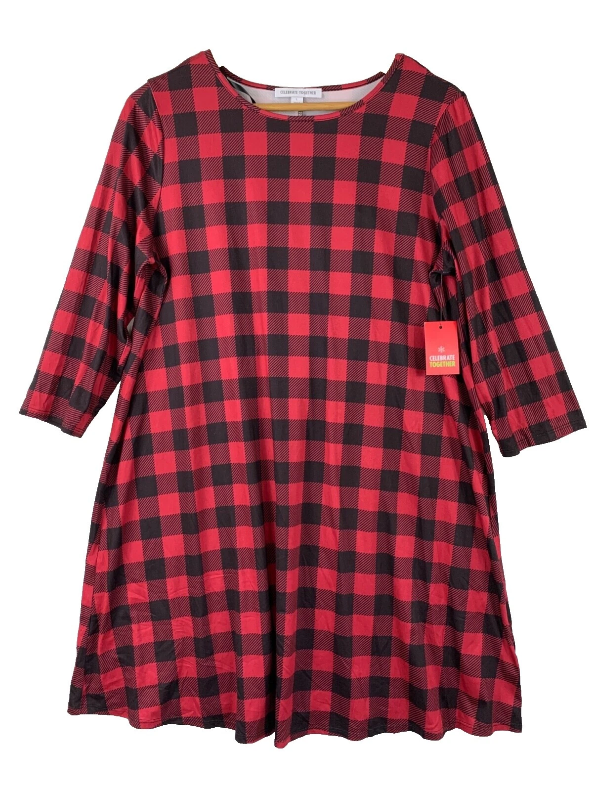 Plaid Shift Dresses for Women