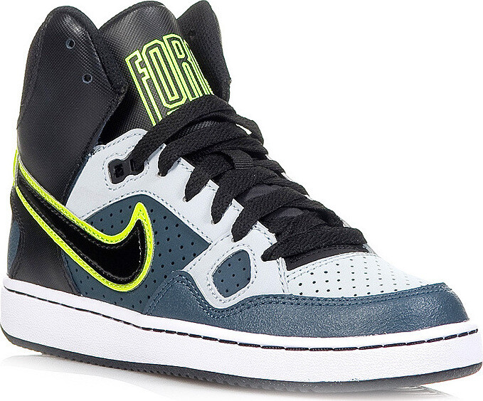 Nike Son of Force Mid 615158-013 Black Gray Basketball Shoes