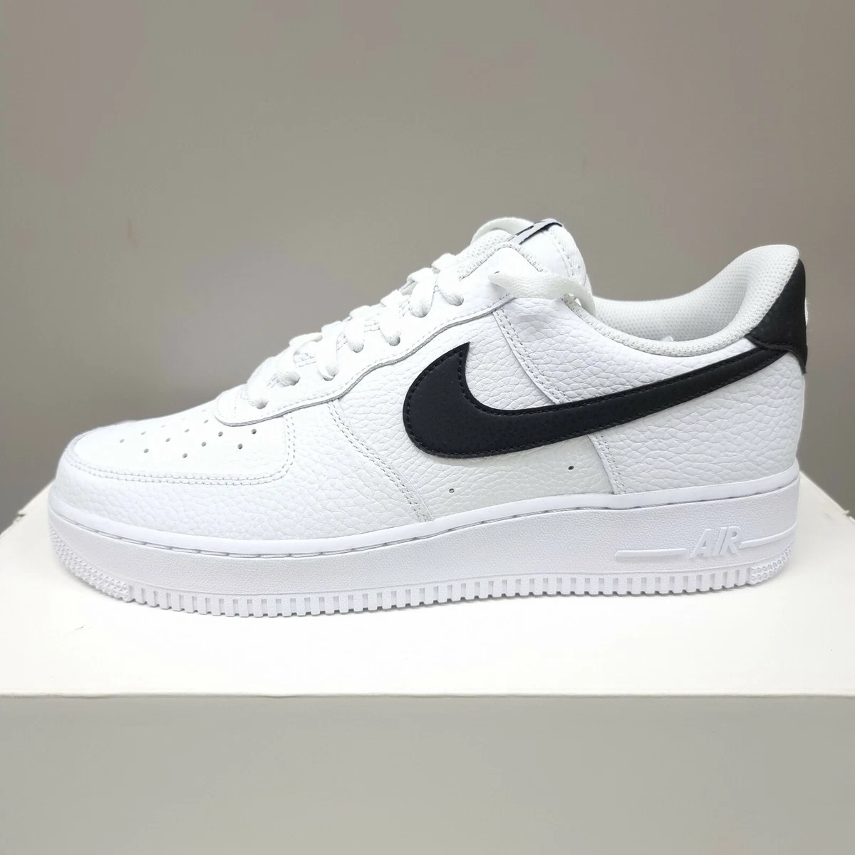 Nike air force 1 07 trainers white white black sale