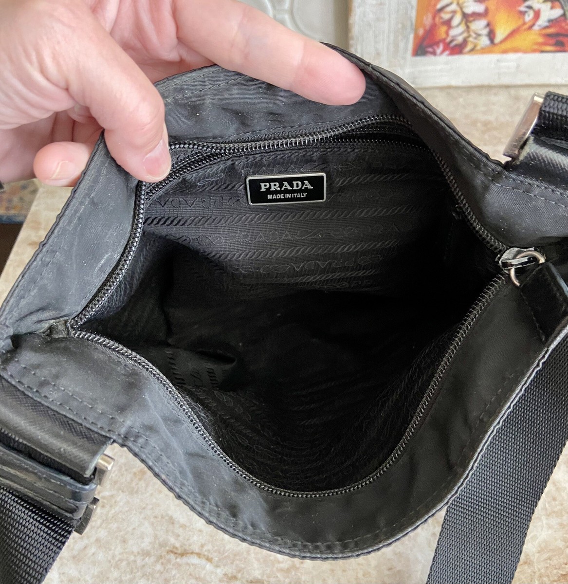 🖤 PRADA NYLON FLAT TESSUTO CROSSBODY MESSENGER BAG-BLACK 🖤 PRADA NYLON FLAT TESSUTO CROSSBODY MESSENGER BAG-BLACK