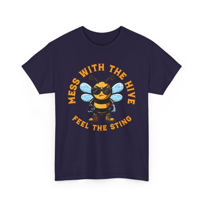 Bee Keeper Tshirt, Honey Bee Tee, Funny Sting Unisex Cotton Top, Honey Hive Gift
