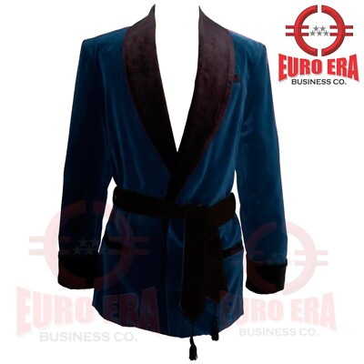 New Men Royal Look Dinner Party Wear Velvet Smoking Blazer Coat Jacket