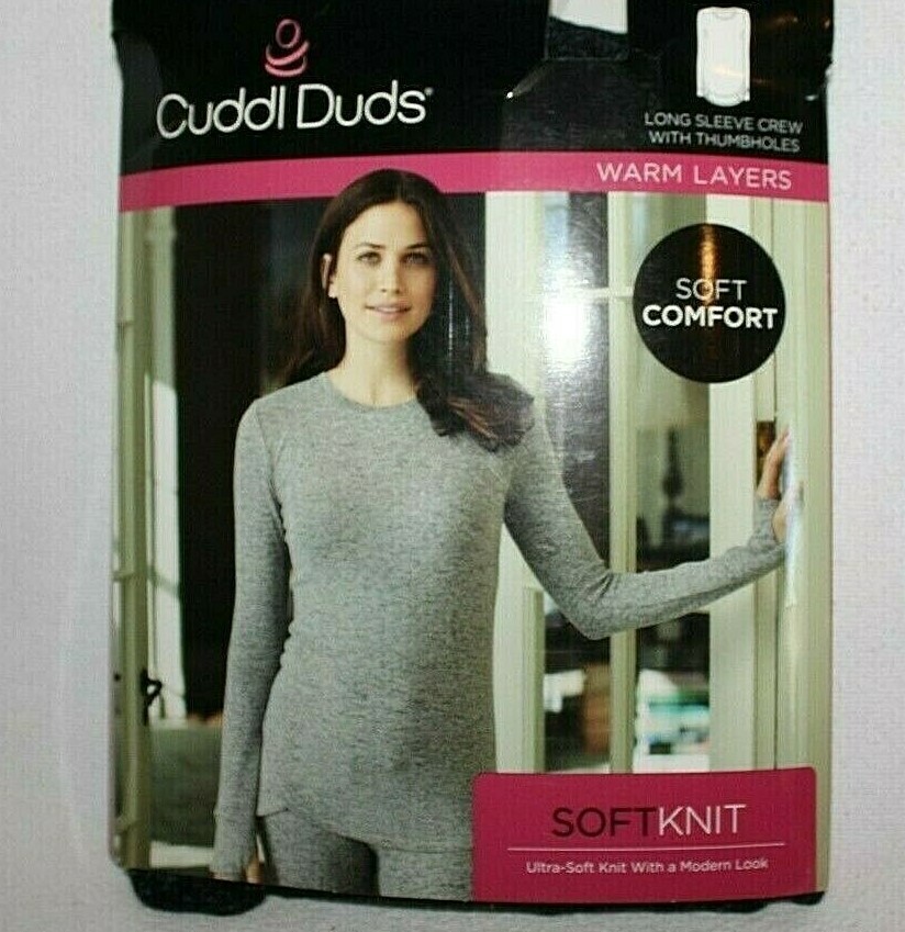 cuddl duds women's softwear with stretch long sleeve cowl tunic