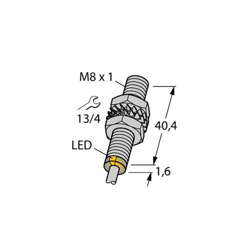 TURCK BI2-EG08-RN6X 4602517 Induktiver Sensor - Bild 1 von 4