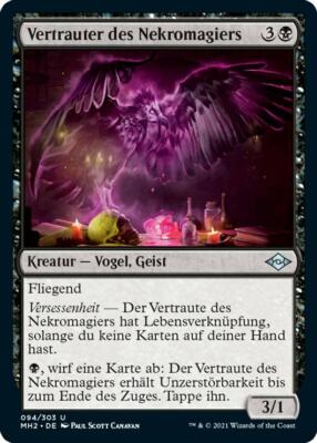  Magic the Gathering - Vertrauter des Nekromagiers - MH2-DE094 MtG NM