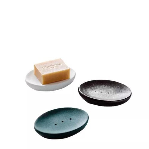 Ceramic Soap Dish Bathroom Draining Soap Holder Storage Bathroom Soap Shelf - Picture 5 of 9
