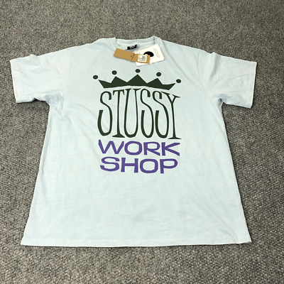 Stussy X Our Legacy King Size Tee Mens XL Blue Pigment Dyed Stussy X Our Legacy King Size Tee Mens XL Blue Pigment Dyed