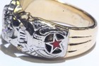 14k yellow gold .50ct SI2 J european diamond mason masonic mens ring 11.1g gents — photo 8