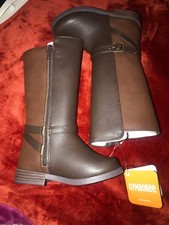 NWT Gymboree COSMIC CLUB Girls Brown Tall Buckle Riding Boots NEW Size 9