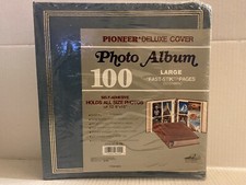 Vintage Pioneer Deluxe 100 pages Photo Album Fits up To 8"x10" LIGHT BLUE, NEW