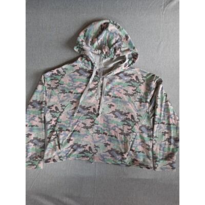 Fabletics Women Large Scuba Style Drawstring Caumo Military