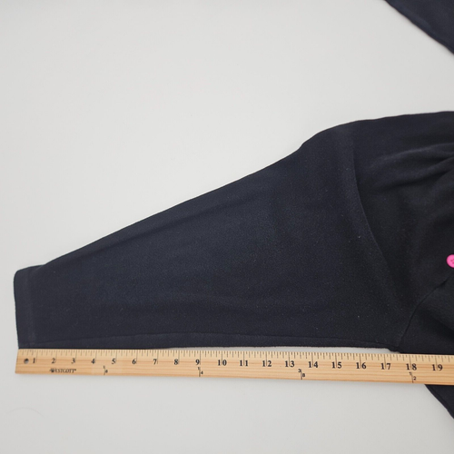 Vintage Hanna Andersson Jumpsuit Girls Size 110 5 Black Pink Made In Sweden VTG - Picture 10 of 14