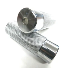 One Pair BMX  Bicycle  Pegs 3/8 inch Chrome Steel 4 3/8  x 1 3/8 inch