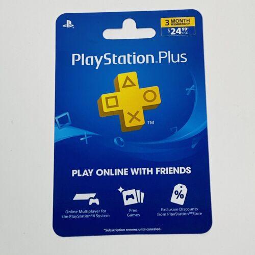 Buy Playstation Plus CARD 90 Days - PSN - UNITED STATES - Cheap - !