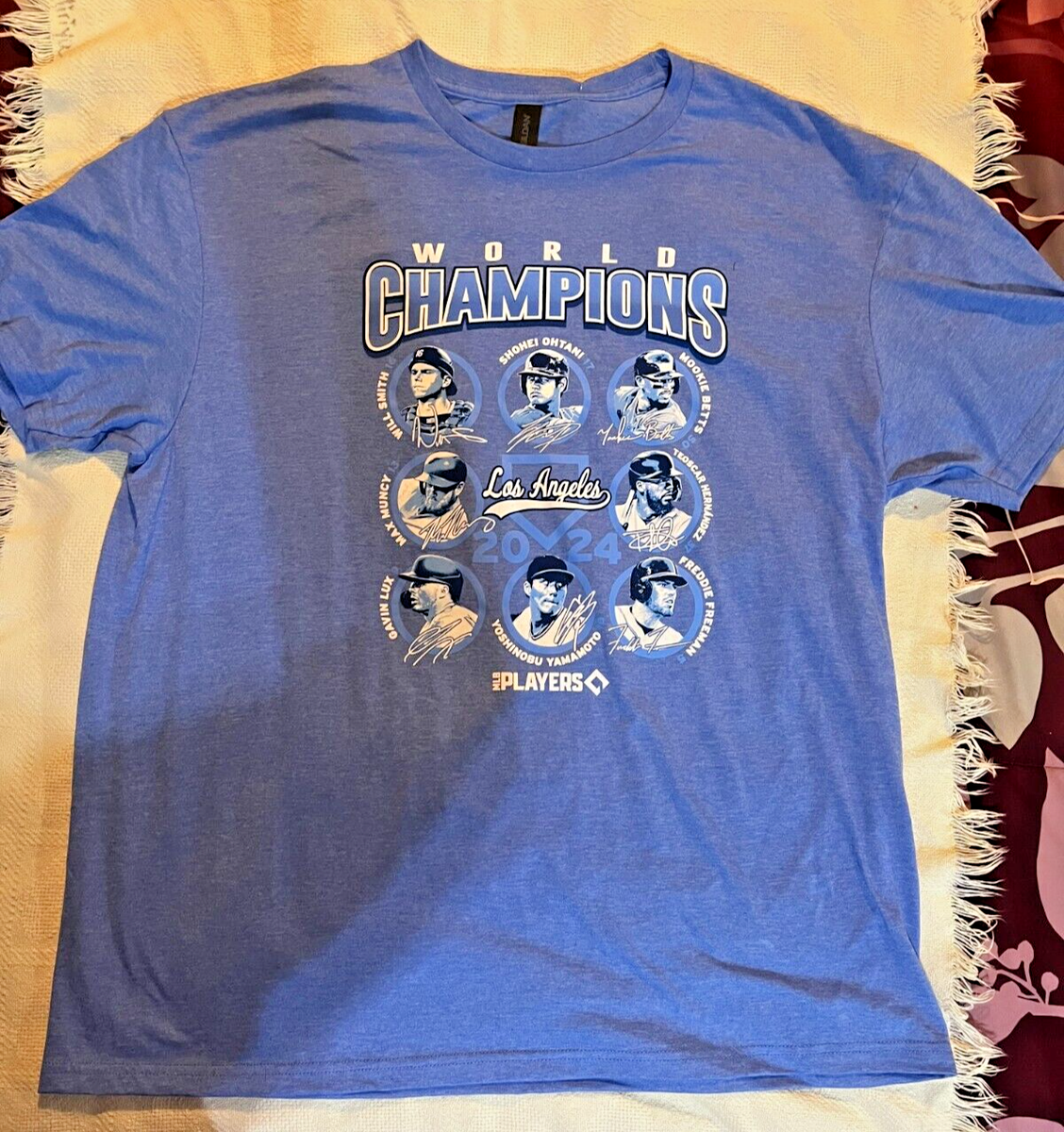 LA Los Angeles Dodgers 2024 World Series Champions Adult XL