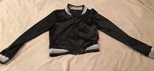 Women’s Black Dance Jacket By Urban Groove AM Adult Medium Bust 36”