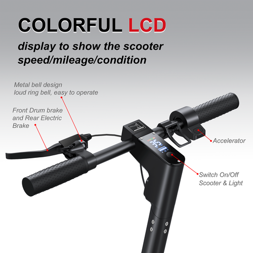 AOVOPRO ESMAX Electric Scooter 35km/h Max Speed 500W Motor Double Suspension New - Picture 7 of 12