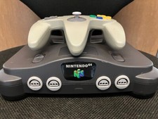 Nintendo N64 Console Power AV Cables OEM Controller Tested and Working