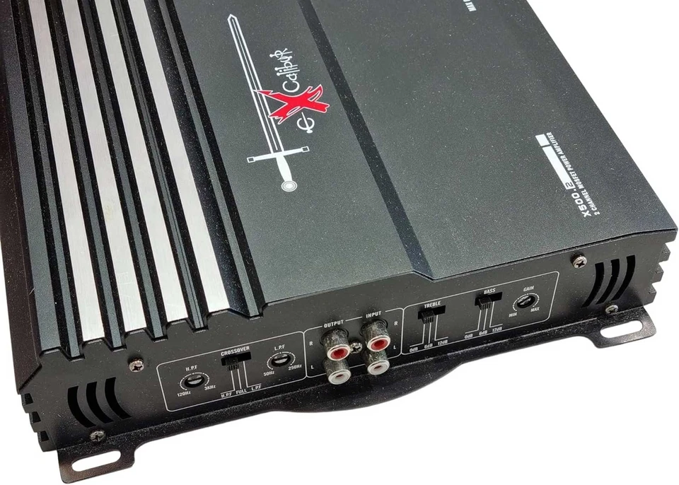 EXCALIBUR X500.2 MOSFET 2-Kanal Auto-Verstärker 1000 Watt Endstufe Amplifier - Bild 4 von 4