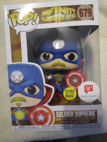 Funko POP! Infinity Warps - Soldier Supreme #679 [GITD] Walgreens Exclusive