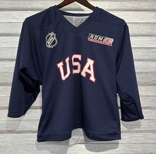 Team USA Dark Blue Hockey Jersey ADM Size Small