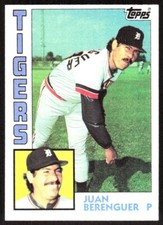 1984 7811A Topps Juan Berenguer Detroit Tigers #174