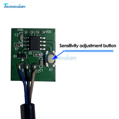 DC5V NPN Output Non-Contact Capacitive Liquid Water Level Sensor Detector Module