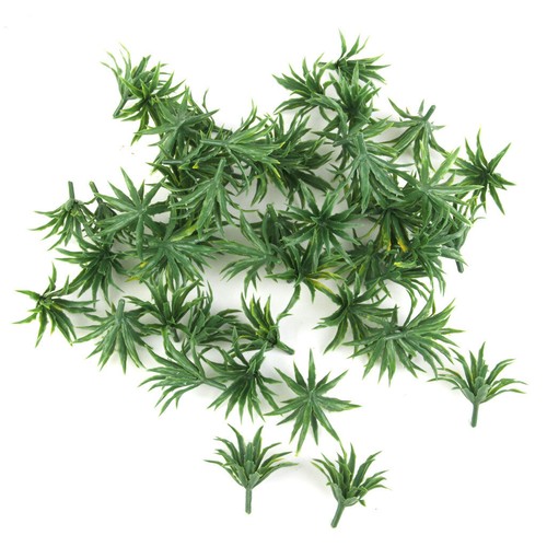 100pcs Green Model Grass Shrubs Bush Garden Diorama Scenery HO OO Accessory For - Picture 4 of 6