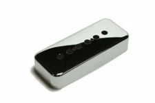 Chrome Plated Metal P90 soapbar pickup cover 1 15/16" (49.2mm) pole spacing
