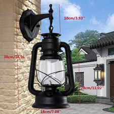 Antique Outdoor Wall Lantern Lamp Exterior Wall Sconce Porch Light Fixture
