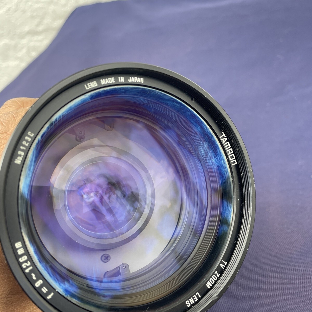Tamron TV Zoom Lens 1:1.6 f=9-126mm Made In Japan No. 31230 Tamron TV Zoom Lens 1:1.6 f=9-126mm Made In Japan No. 31230
