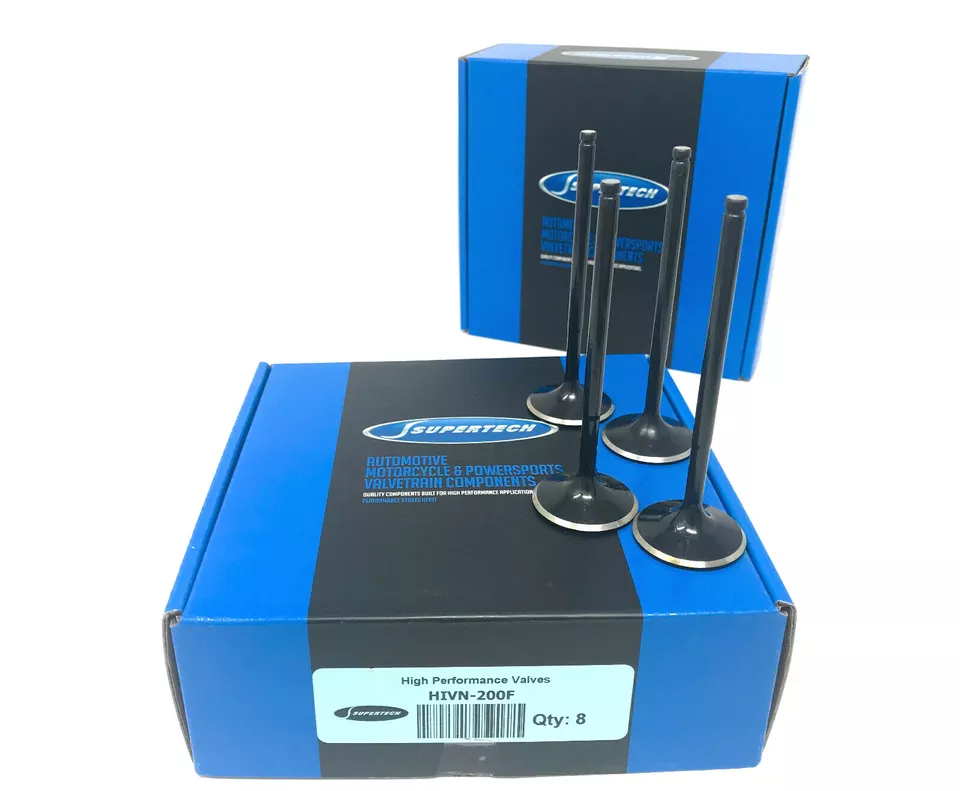 Válvulas Supertech Budget tamaño STD Honda Acura B16A B18C DOHC VTEC B-Series GSR Foto 4 de 4