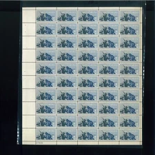 United States 5¢ Battle of Gettysburg Postage Stamp #1180 MNH Sheet
