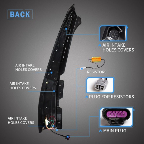 Smoked LED Rear Lamp Tail Lights For 2007-14 Chevy Suburban 1500 Tahoe GMC Yukon - Picture 6 of 13
