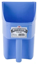 ADMC 154116 Feed Scoop, Enclosed, Berry Blue Plastic, 3 Qt. - Quantity 12