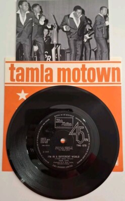 Four Tops''I m In A Different World''TMG 675 Motown 1968 UK 7''Single   