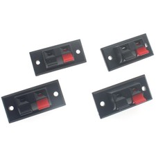 SYCZIOHU 10 PCS Speaker Connectors Terminal Jack Socket Spring Push 2WP2-3