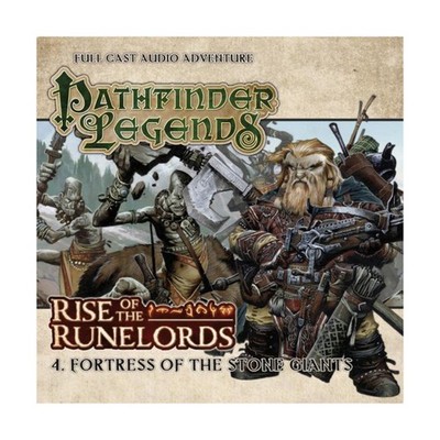Paizo Novel  Rise of the Runelords - #4 Fortress of the Stone Giant CD SW (New)